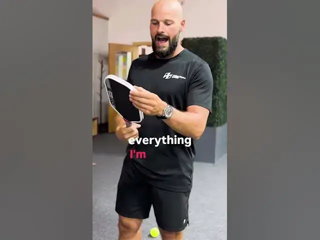 Video thumbnail for Our Pickleball Coach LOVES His New Paddle