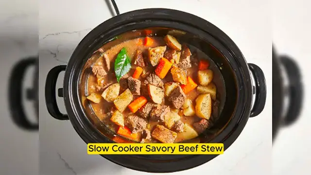 Video thumbnail for Flavorful Feast_ Slow Cooker Savory Beef Stew