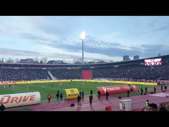 'Video thumbnail for Red Star vs. Partizan Derby No.172, Marakana (Rajko Mitic Stadium)'