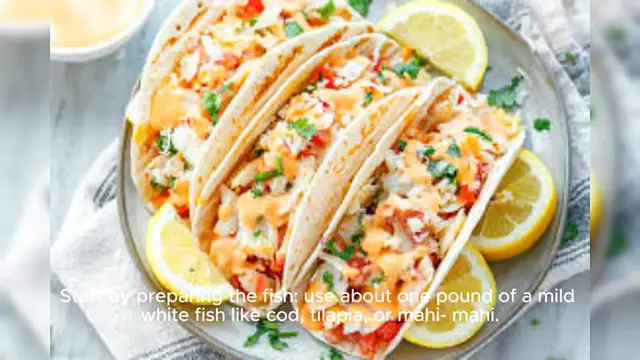 Video thumbnail for Fish Tacos recipe