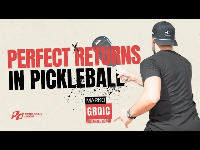 Video thumbnail for How to Return a Serve in Pickleball