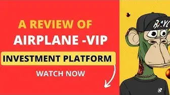 Video thumbnail for A review of Airplane-VIP investment platform (Watch before investing) #airplane #usdt #hyip