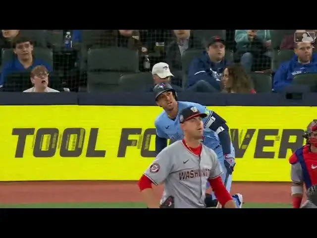 'Video thumbnail for George Springer SMACKS a Solo Home Run! | 1st HR of 2025 | Toronto Blue Jays | 04/02/2025'