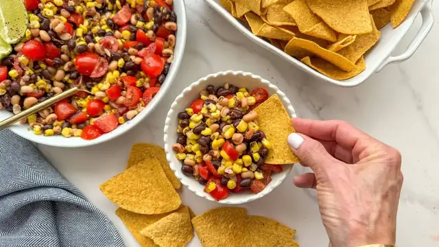 'Video thumbnail for Our 5-Ingredient Cowboy Caviar Is A Tortilla Chip's Best Friend'