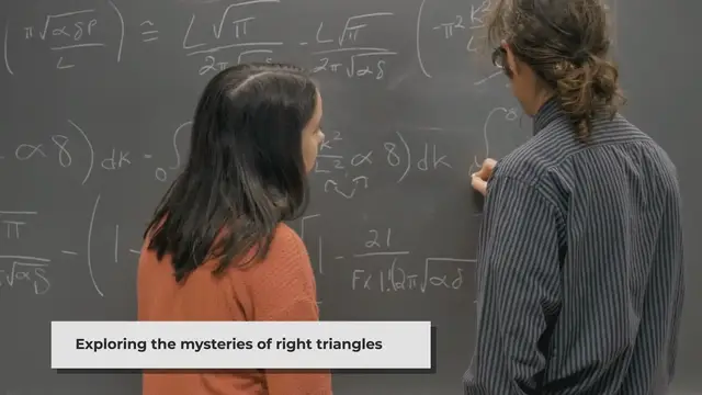 Video thumbnail for The Pythagorean Theorem: Unlocking the Secrets of Right Triangles