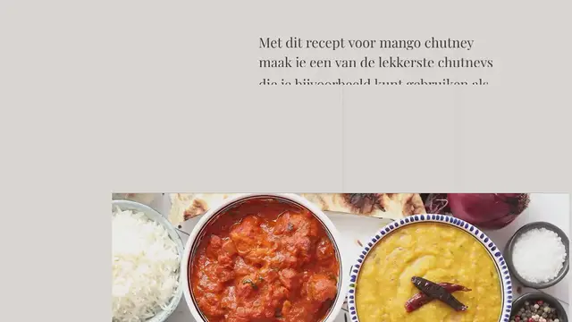 Video thumbnail for Het kruidigste mangochutney recept