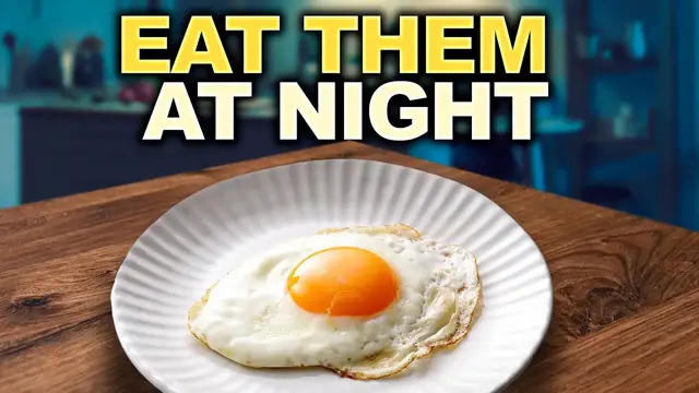 Video thumbnail for You Might Want To Start Eating Eggs At Night. Here's Why.