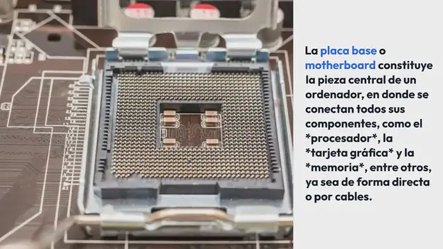 Video thumbnail for Componentes de una placa base