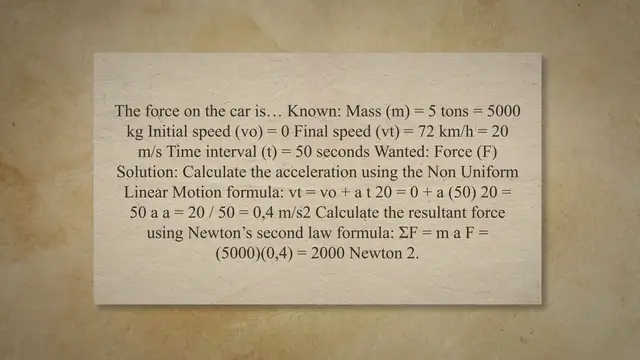 Video thumbnail for The resultant force equation