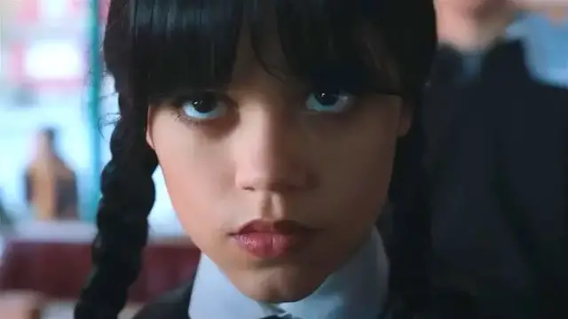 Video thumbnail for Jenna Ortega Opens Up About The Challenges Of Filming Wednesday