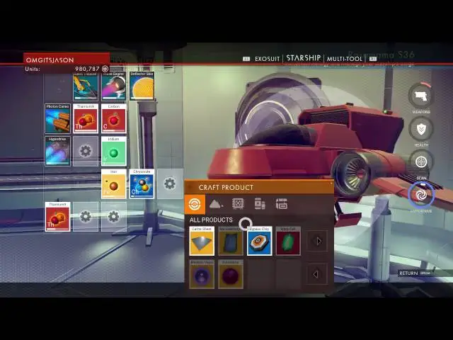 Video thumbnail for No Man's Sky - Space Station: Suspension Fluid, Electro Vapor Craft Antimatter for Warp Cell PS4