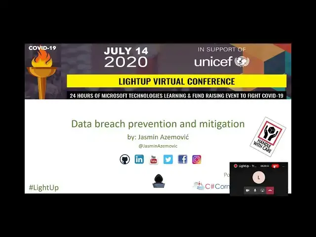 'Video thumbnail for Data breach prevention and mitigation by Jasmin Azemović || LightUp Conference'