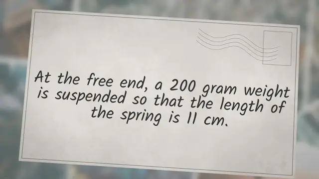 Video thumbnail for Spring constant equation