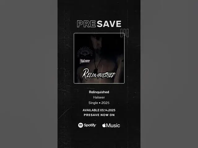 'Video thumbnail for Relinquished #halseer #music'