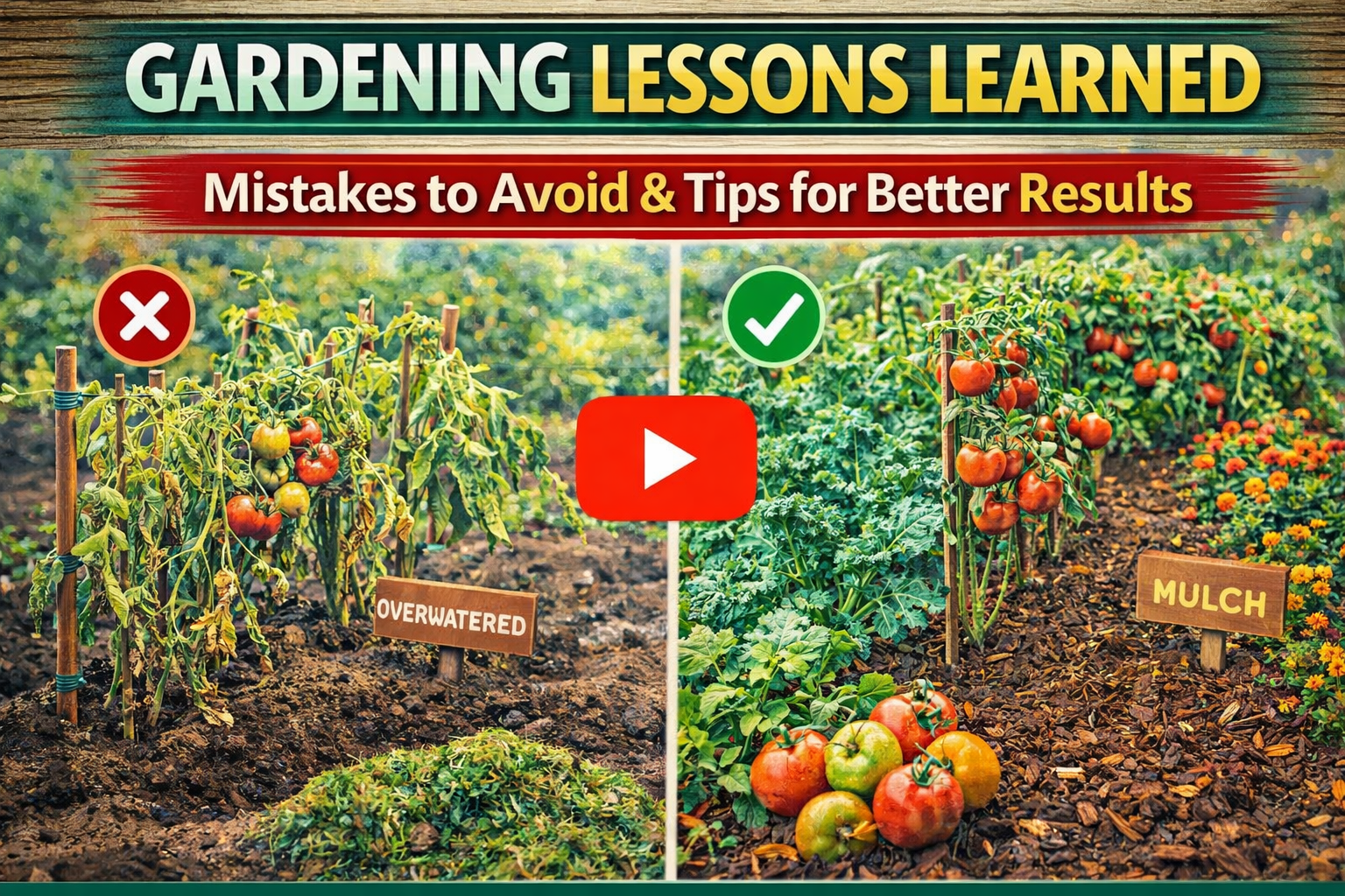 Video thumbnail for Gardening Lessons Learned | Mistakes to Avoid & Tips for Better Results