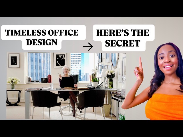 Video thumbnail for How to Design a Home Office That Never Goes Out of Style
