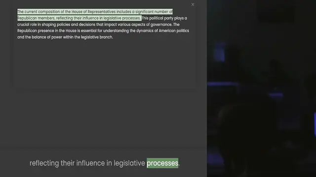 Video thumbnail for Republican members, reflecting their influence in legislative processes. This political party plays a crucial role in shaping policies and decisions that impact various aspects of governance. The Republican presence in the House is essent
