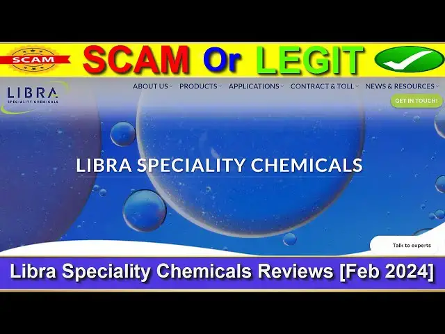 Video thumbnail for Libra Speciality Chemicals Reviews (Feb 2024) [ with 100% Proof ] ⚠️ Is Librachem SCAM or LEGIT ?⚠️😲