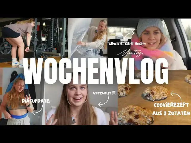 Video thumbnail for WOCHENVLOG: Diätupdate, BESTER Diäthack, Cookierezept
