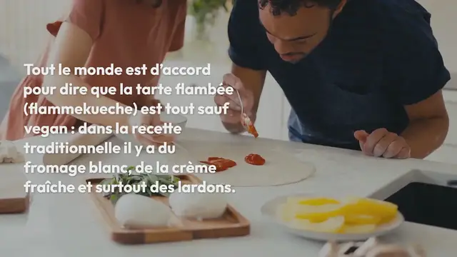 Video thumbnail for Flammekueche vegan aux saveurs d’été
