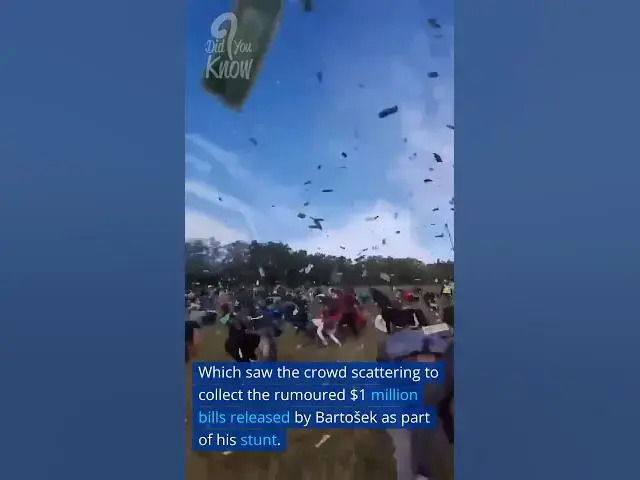 'Video thumbnail for The Sky is Raining Money in #Czech Republic #europe'