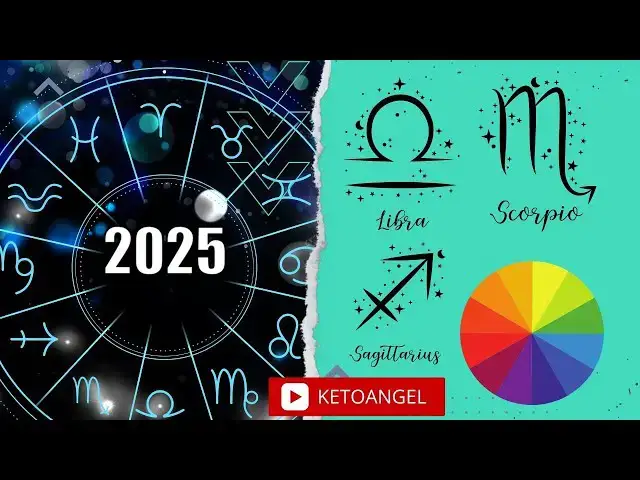 Video thumbnail for Lucky Colors for Libra, Scorpio & Sagittarius in 2025: video blog