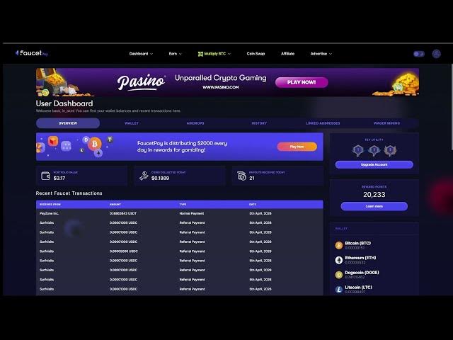 Video thumbnail for NEW FaucetPay USDT Cloud Miner Projects: Mine FREE USDTCOINs in 2026 | LIVE Payment Proof