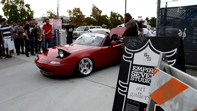 'Video thumbnail for Miata vs. Driveway'