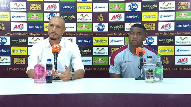 Video thumbnail for Rueda de prensa del Deportes Tolima tras la derrota ante Fortaleza - Liga BetPlay 1 2024