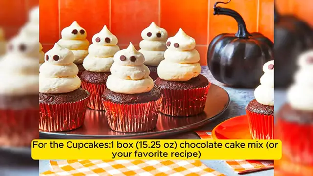 Video thumbnail for Spooky Ghost Cupcakes