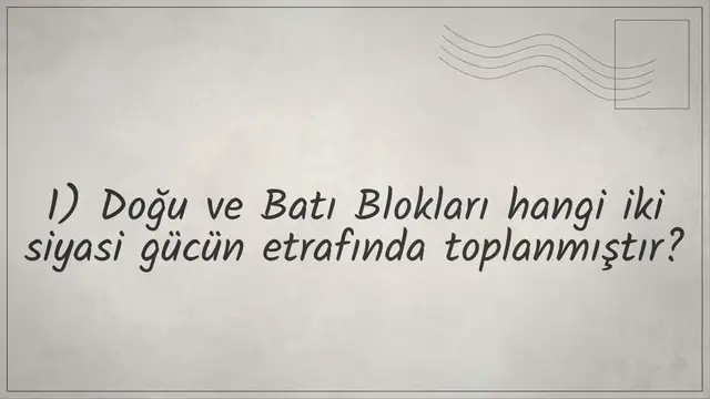 Video thumbnail for İnkılap Tarihi -2 (142) Sınav Soruları