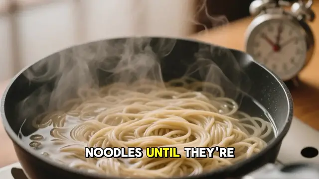 'Video thumbnail for Soba noodle and prawn salad with edamame pesto'