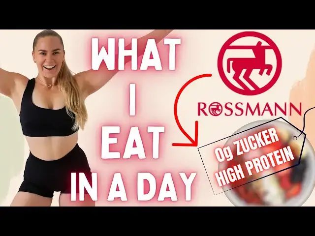 Video thumbnail for Rossmann Einkauf: Zuckerfreie Rezepte – SO nimmst du ab!