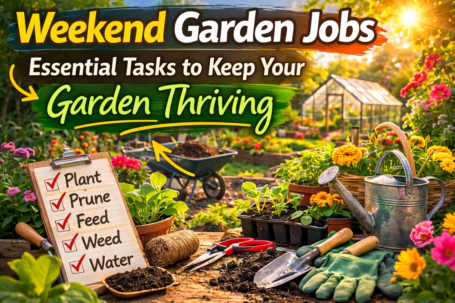 Video thumbnail for Weekend Garden Jobs | Essential Tasks to Keep Your Garden Thriving