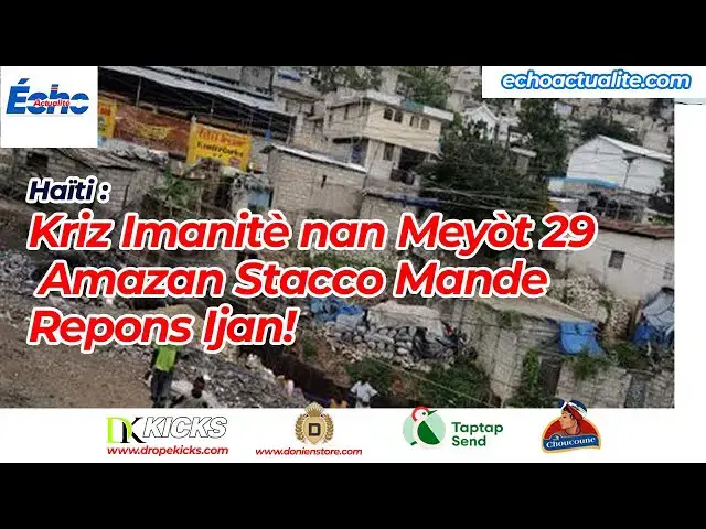 'Video thumbnail for Kriz Imanitè nan Meyòt 29 – Amazan Stacco Mande Repons Ijan!'