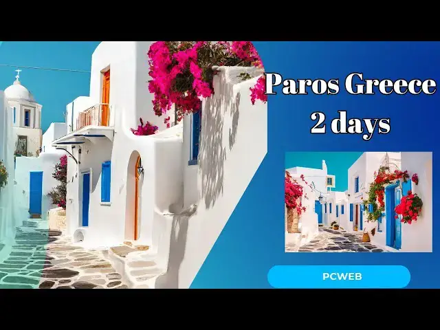 Video thumbnail for Paros Greece 2 days: Video of the Cyclades