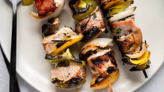 'Video thumbnail for Easy Grilled Tuna Kebabs Recipe'