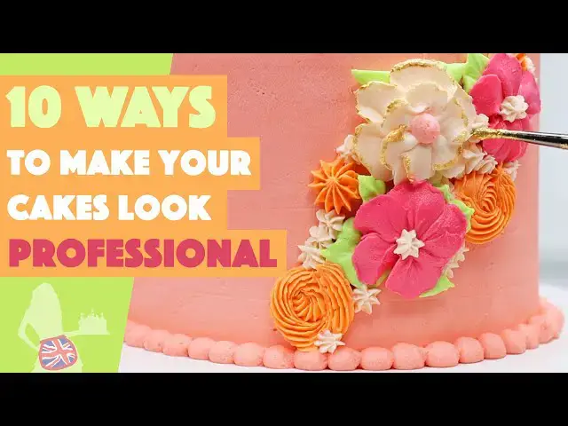 'Video thumbnail for 10 Ways To Make Your Cakes Look Professional'