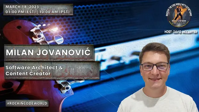 'Video thumbnail for Rockin’ The Code World with dotNetDave ft. Milan Jovanovic Ep. 76'