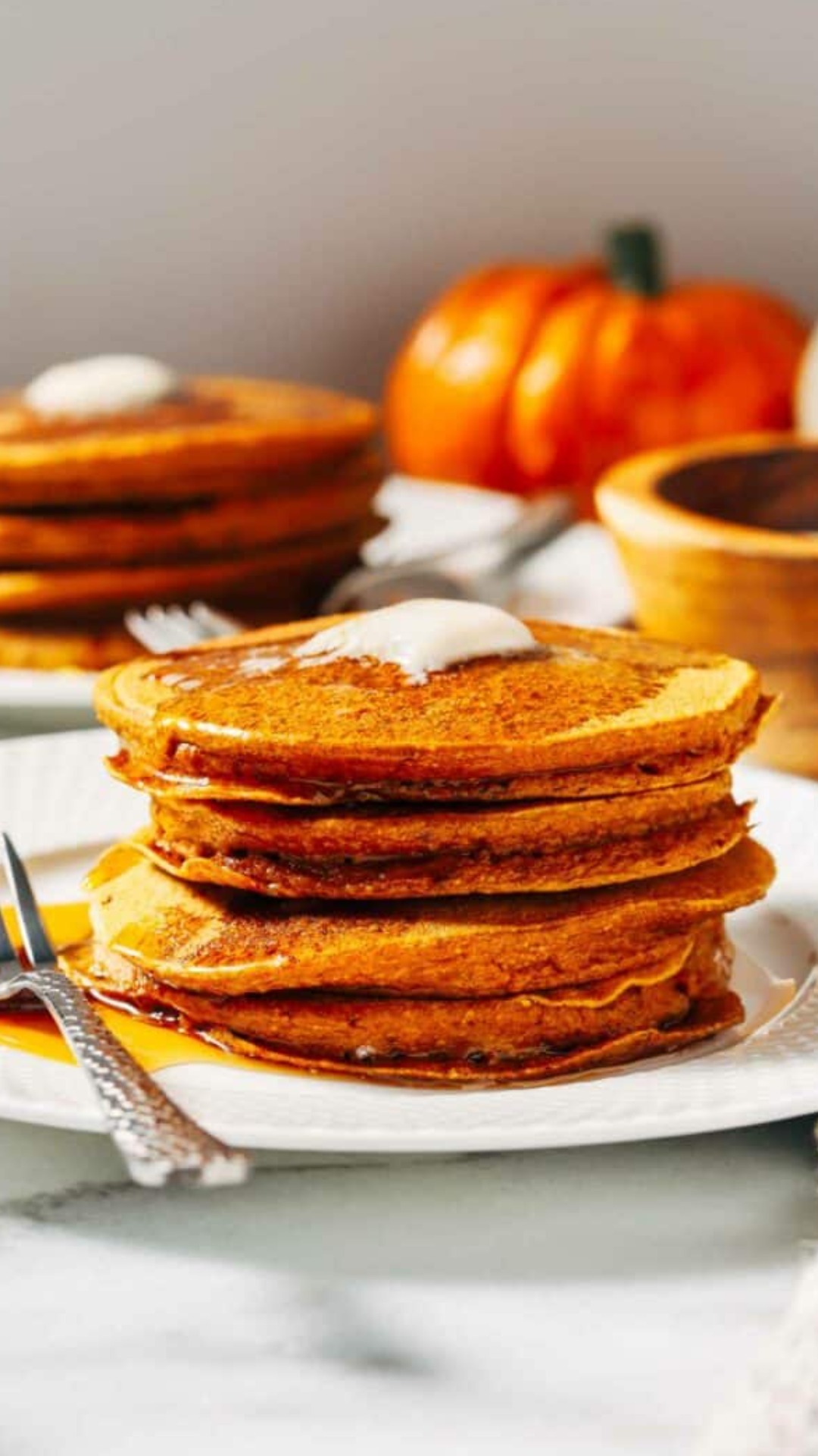 Video thumbnail for Making Easy Pumpkin Pancakes