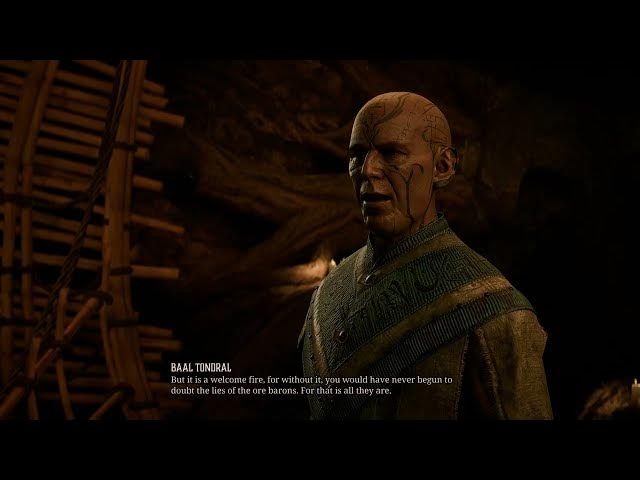 Video thumbnail for Gothic Remake - Chapter 2 The Almanac: Baal Tondral Gives the Hero a Sermon "Say Nothing"
