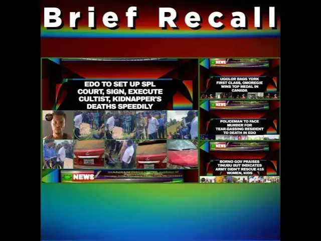 Video thumbnail for NewsBriefRecall @9pm 20-6