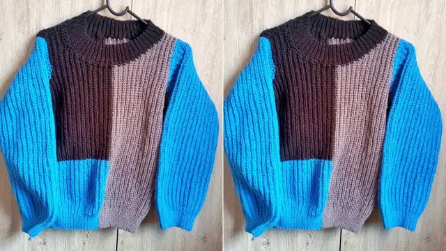 'Video thumbnail for Easy Crochet Men's Sweater Tutorial | Crochet Tutorial'