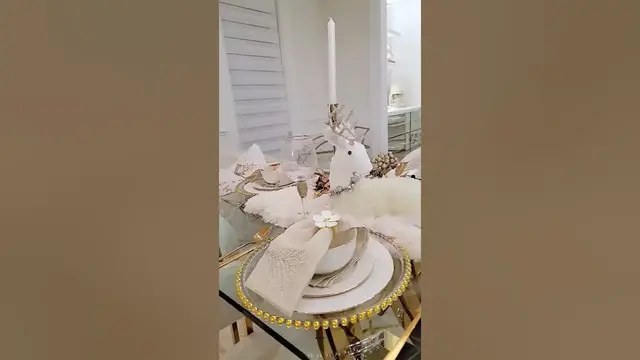 Video thumbnail for Indulge in the Finest with a Lavish Dining Table #shorts