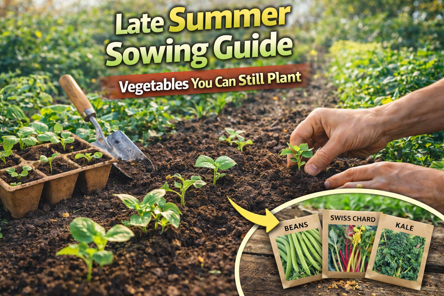 Video thumbnail for Late Summer Vegetable Seeds to Sow | Easy Crops for Strong Harvests