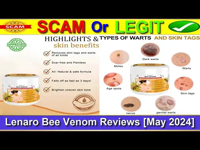 Video thumbnail for Lenaro Bee Venom Reviews (May 2024) - Is This An Original Product? Find Out! | Product Review