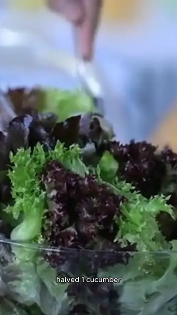 Video thumbnail for chopped salad recipe