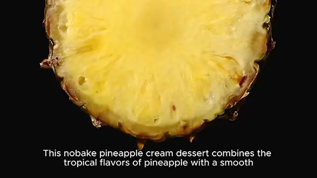 Video thumbnail for No-Bake Pineapple Cream Dessert Recipe
