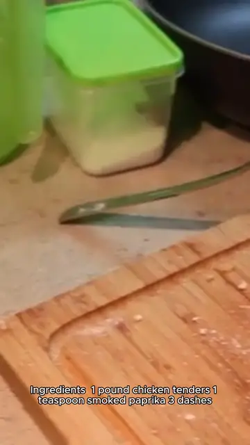 Video thumbnail for chicken tenders recipe