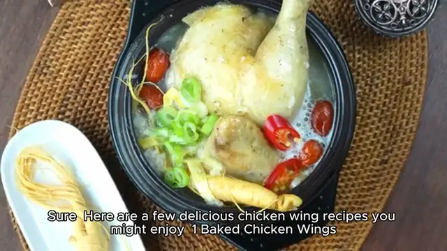 Video thumbnail for Chicken wing recipe